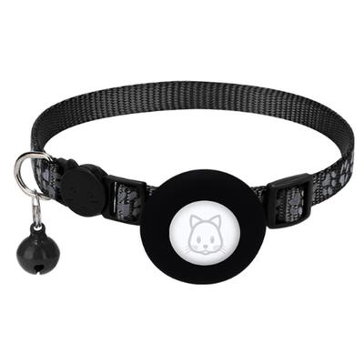 Locator Kattenhalsband Voorkom Verloren Reflecterende GPS Kattenhalsband met Veiligheidssluiting en Bel voor Klein Huisdier