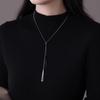 Elegant Geometric Sweater Chain Exquisite Long Necklace Tassels Necklace  Female Jewelry