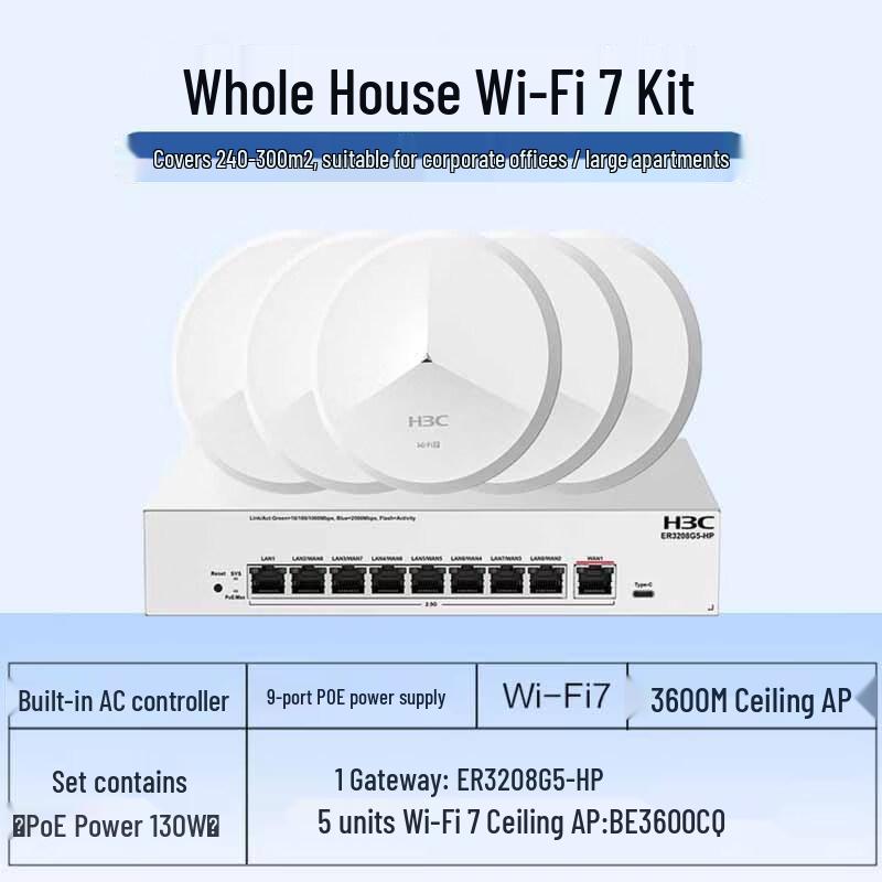 H3C WiFi 7 2.5G Wireless AP Ceiling Kit
