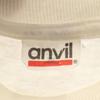anvil 90s Old animal print Short sleeve T-shirt white Men's Used