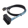 chenyang Mini SAS Host to SAS Target SAS Disks 6Gbps Data Server RAID Cable SFF-8643 1-4 SFF-8482 29-pin 0.5M