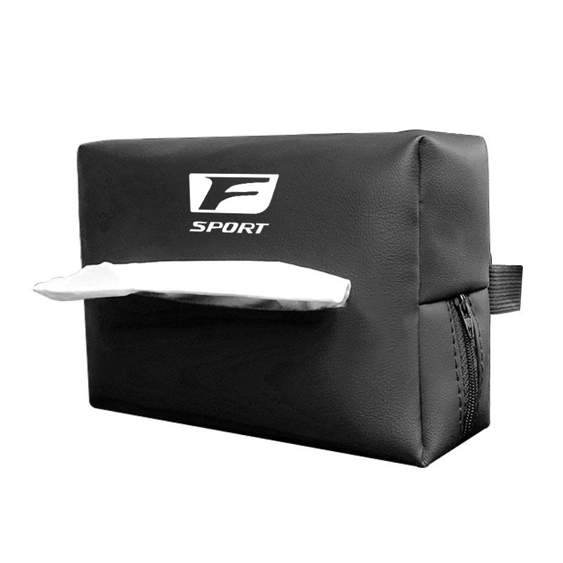

PU Leather Car Tissue Box Facial Tissue Storage Bag For Lexus FSPORT LBX NX RX 350h 450h ES UX 300e GS IS LS LX CT LC RC GX460