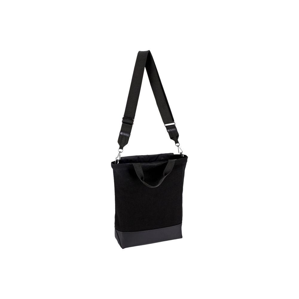 Lesportsac Midnight Black Canvas Mini Tote Bag [1387.C519]