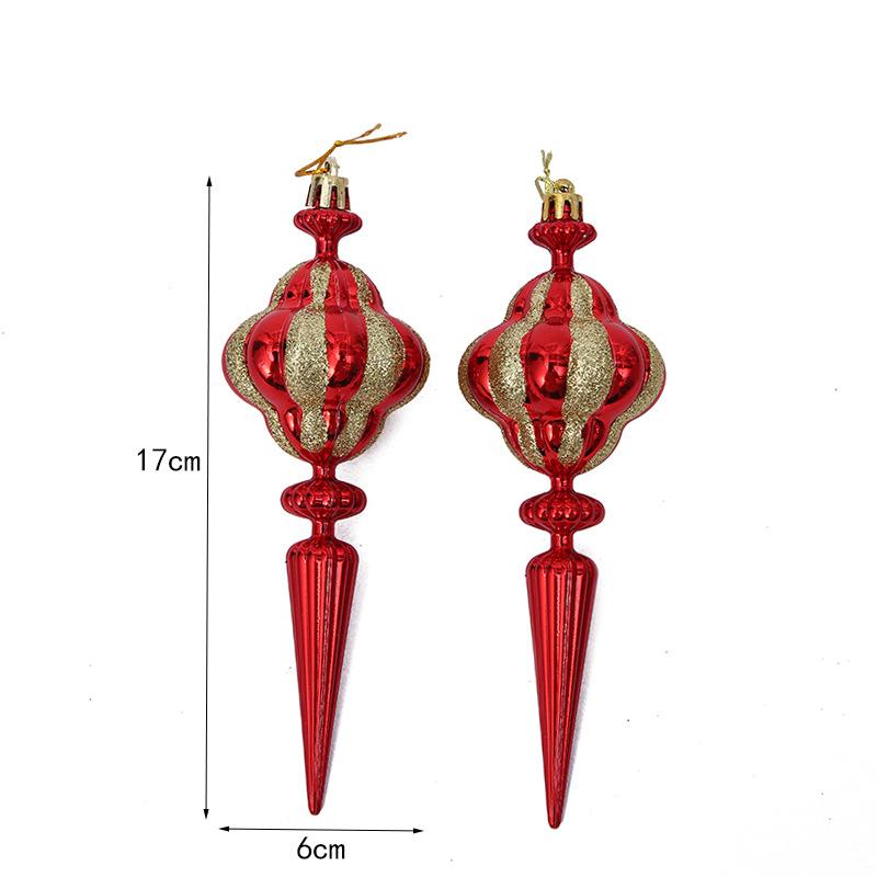 2pcs/set Christmas Tree Hanging Ornament Red White Candy Cane Pendant Navidad Home Xmas Gifts New Year Christmas Decor 2025