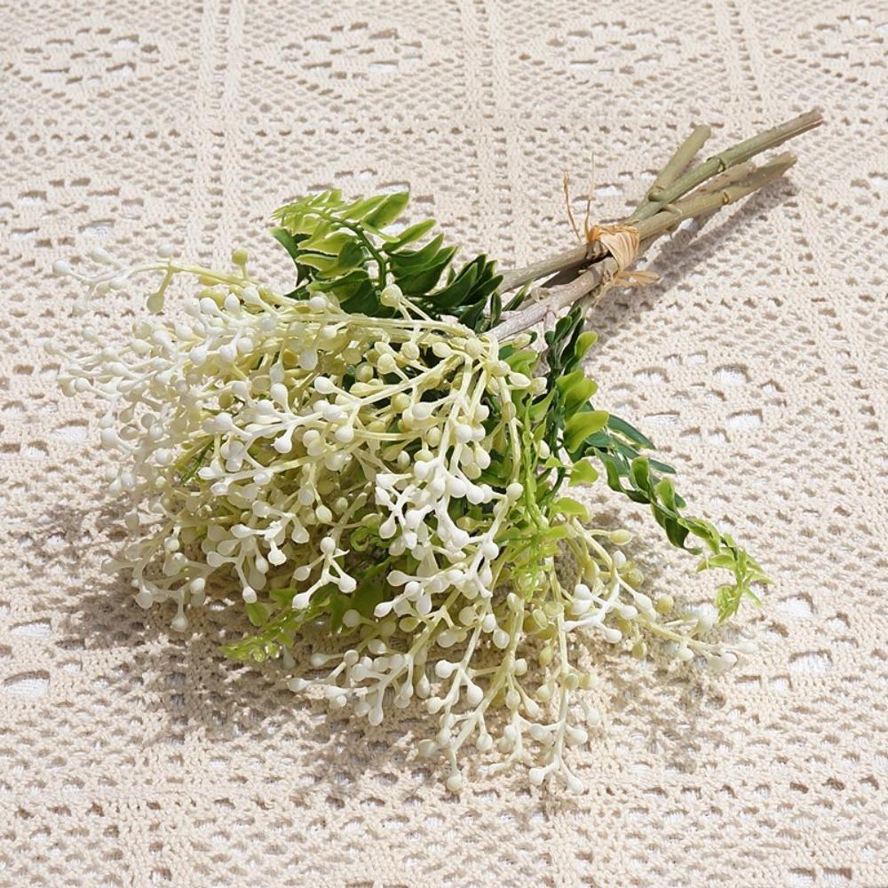 

Realistic Simulation Flowers Plastic Fake Flower Home Wedding Decors белый