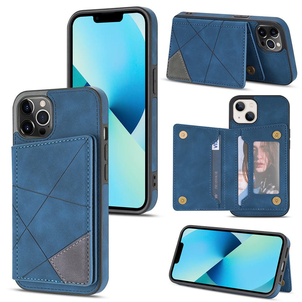 Premium Leather Phone Case for iPhone 13 Pro Max and Samsung S22 - Multi-functional and Protective Apple Skin-feel Design