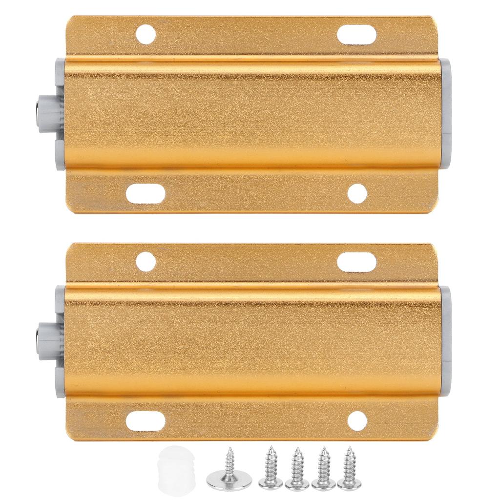 2er Set Magnetischer Druckriegel Türöffner Dämpfer für Schranktür Schublade Haushaltsbedarf