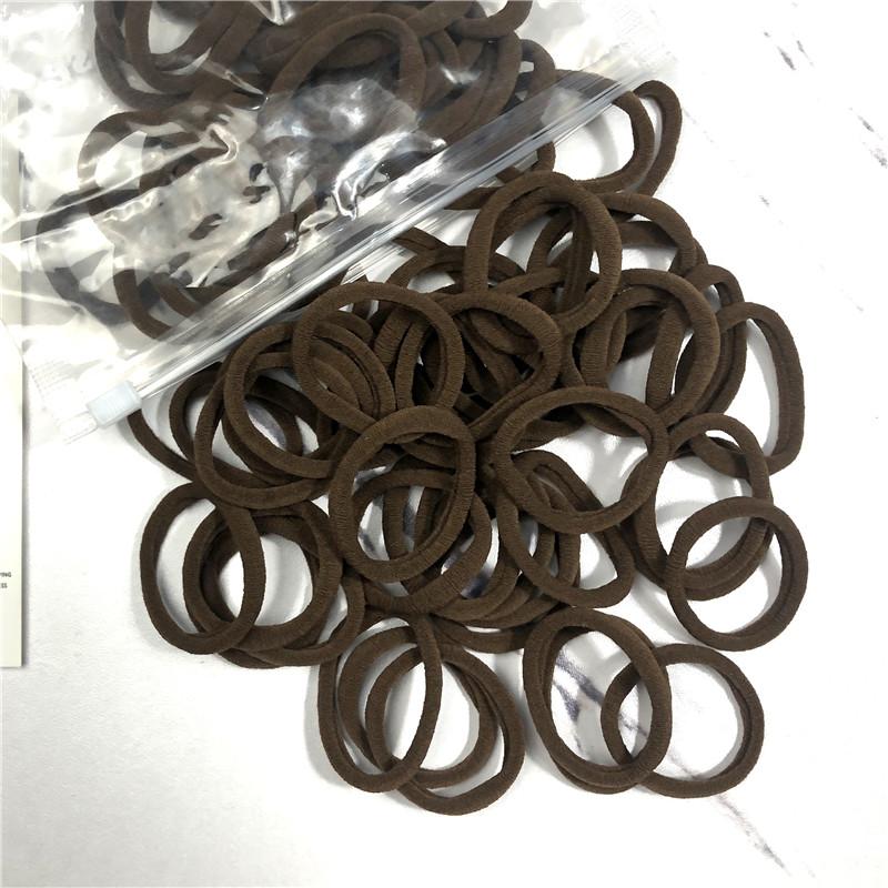 20/50 STÜCKE/Set Haargummis für Frauen Mädchen Basic Haargummis Seile 4cm Einfaches Elastisches Stirnband Haarschmuck Pferdeschwanzhalter