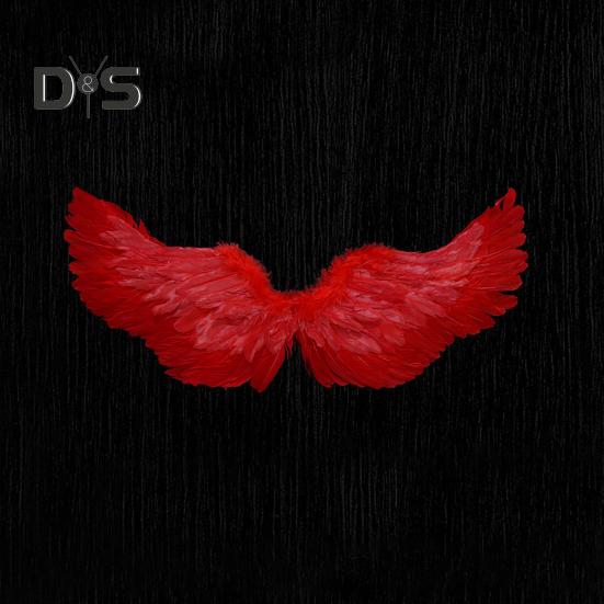 Kids Angel Wings Girls Princess Costume Adjustable Feather Fairy Wings Cosplay Stage Performance Prop for Halloween Parties