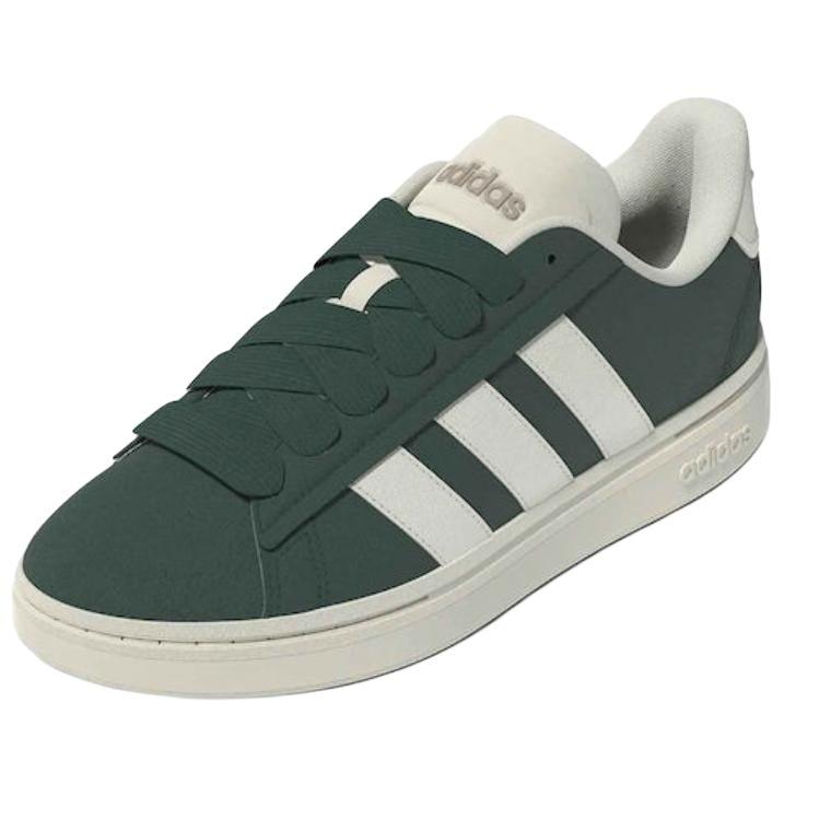 Adidas Grand Court Alpha Round Toe Comfortable Low Top Sneakers Men Sneakers Green JP8734
