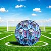 1pc Tiger Flames Size 5 Soccer Ball Professional Match Training Football Indoor &Outdoor Sports Ball Lightweight Durable C6538