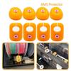 4Pcs/set 3D Printer Protective Adapter Mounting Ceramic Feed Throat Guard For X1 X1C P1P P1S 3D Printer Accessories