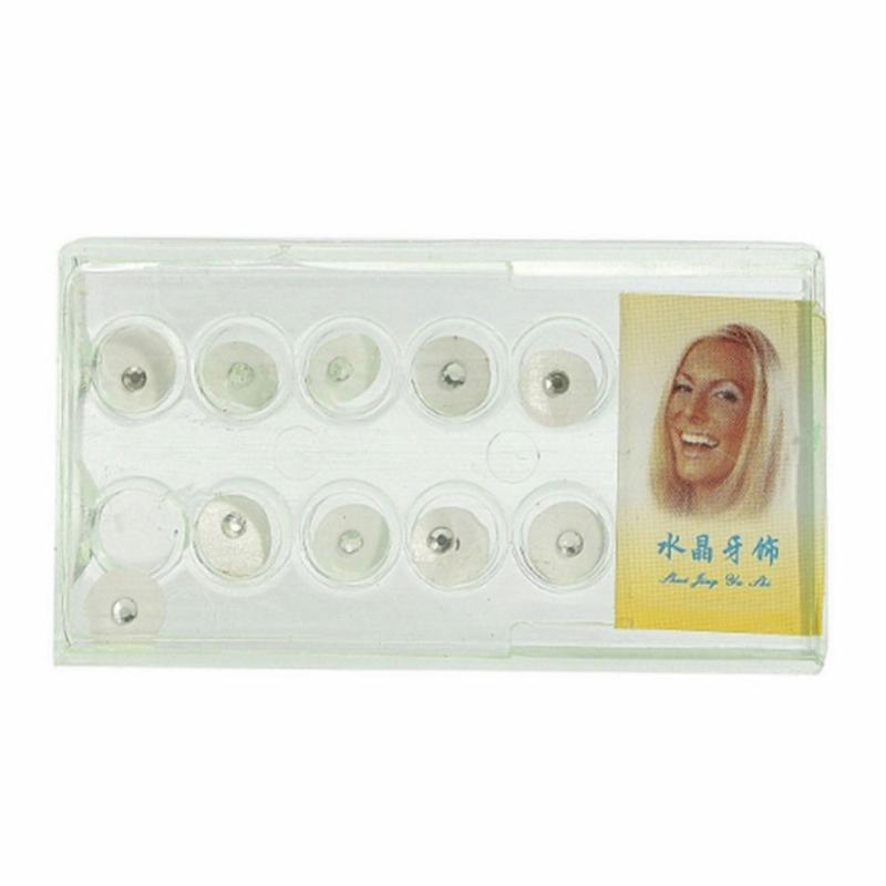 10Pcs Diamond Bit Teeth Whitening Teeth Whitening Tooth Crystals Adorn Oral Hygiene Dental Ornament