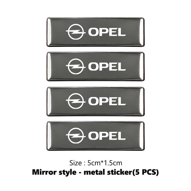 Car Trunk Sticker Emblem Aluminum Alloy Exterior Sticker Decoration Accessories For Opel ADAM ASTRA J K CORSA E INSIGNIA MOKKA