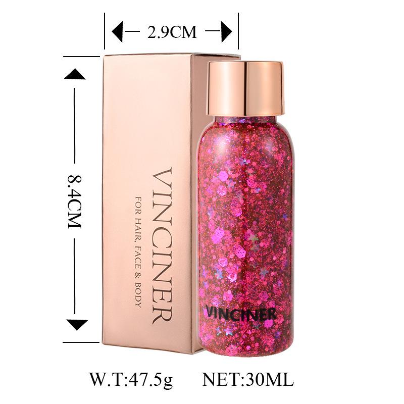 Mermaid Glitter Gel: Iridescent Face & Body Makeup