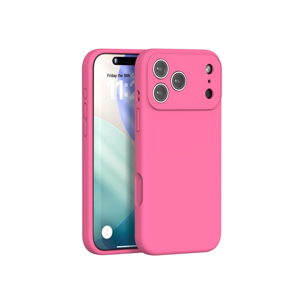 iPhone 17 Pro Max Silicone Case - Solid Color, Full Coverage, Drop Protection, Windows 17 Compatible