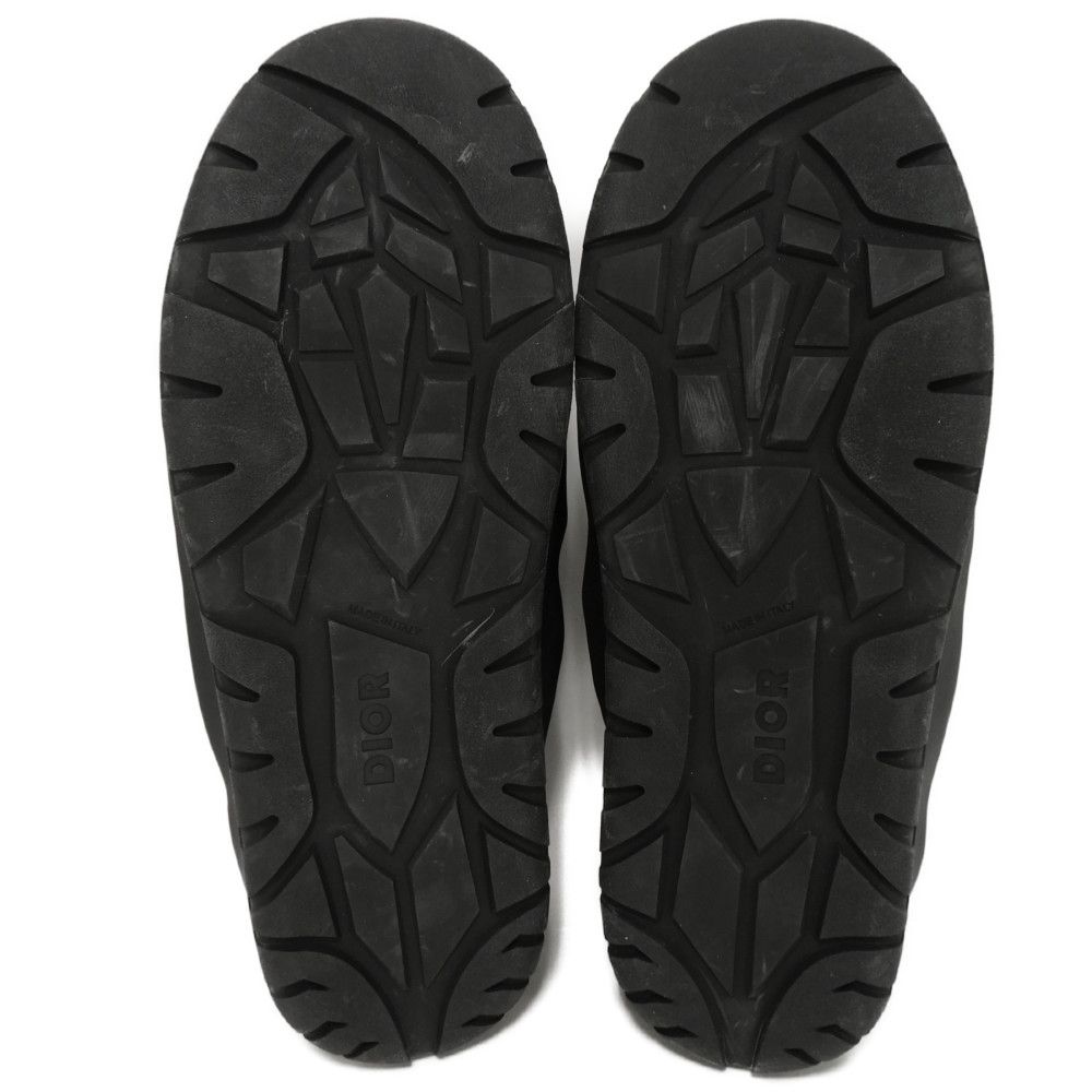 Used 10656 Snow Slippers 3SA089ZHN_H969 7897 40 All-Over Logo Calfskin Rubber 9.8" Oblique Quilted Nylon Black Men's