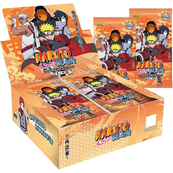 Naruto Ninja Cards Стартовый набор Официальная Аниме ККИ Коллекционная Игральная/Торговая Карточная Колода 30 Пачек - 5 Карт/Пачка(150 Карт)