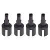 4 Pcs Steel Gearbox Joint Cup Diff Cup for Tamiya TT01 TT02 TT01D TT01E DF-02 M05 M06 1/10 RC Car Upgrade Parts