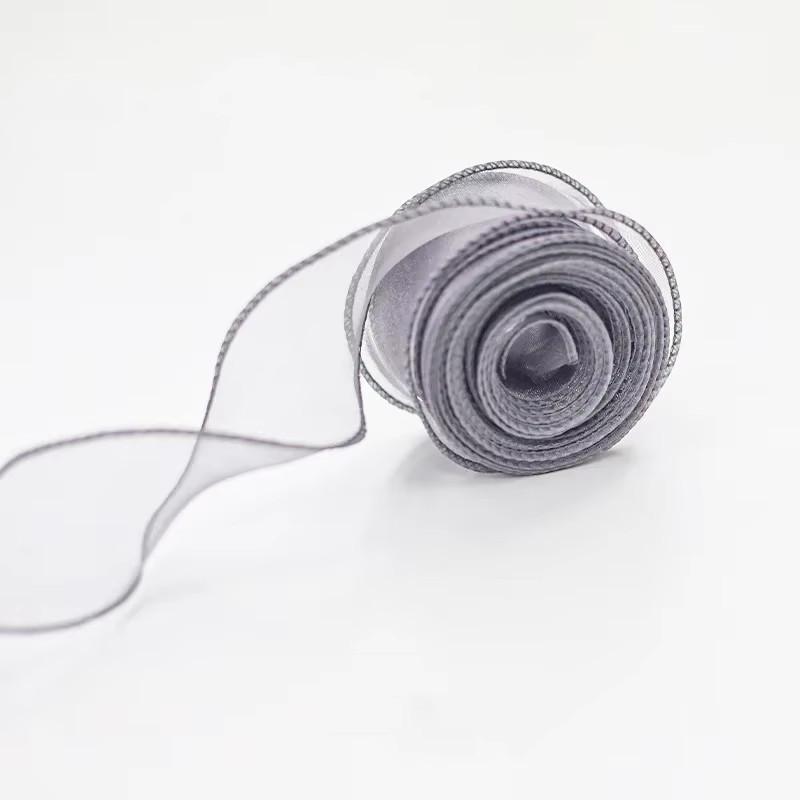1 st 9m/rol Chiffon Zijden Lint Organza Satijn voor DIY Craft Cadeauverpakking Decoratie Bruidsboeketten Krans Naaibenodigdheden