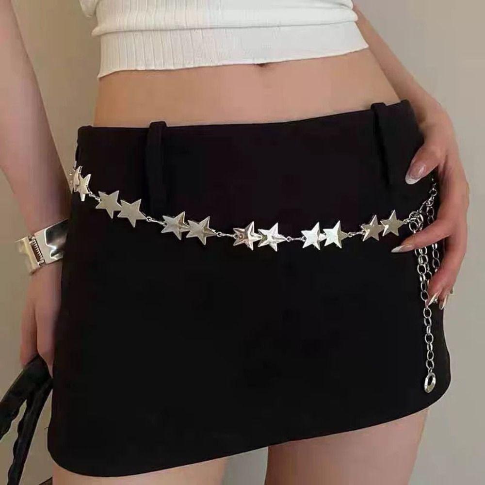 Retro Body Chain Ethnic Design Bohemian Chain Belt Trendy Waist Chain Accessories  for Women