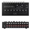 2 In 8 Out Sound Signal Selection Switcher Switching Distributor Support 2 Set Mixing Input 8 Set Simultaneous Output