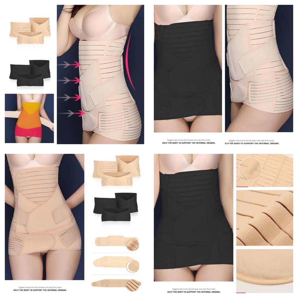 Brand Name Product Name Postpartum Abdominal Binder Three-piece Set For Maternity Women Suitable For Natural And C-section Delivery