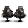 Pristine Sergio Rossi Pumps ORB Micromartini Heels Black Leather Women 36 Used