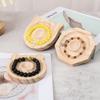 1pc DIY Wooden Beading Design Board Suitable For Jewelry Making Bracelets Necklaces Crafts Tray Practical Display