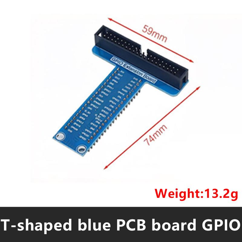 Raspberry Pi T-type GPIO Expansion Board, 11Pin GPIO Breakout Adapter In Red/Blue/Black PCB for Raspberry Pi 1B/1B+/Zero Series