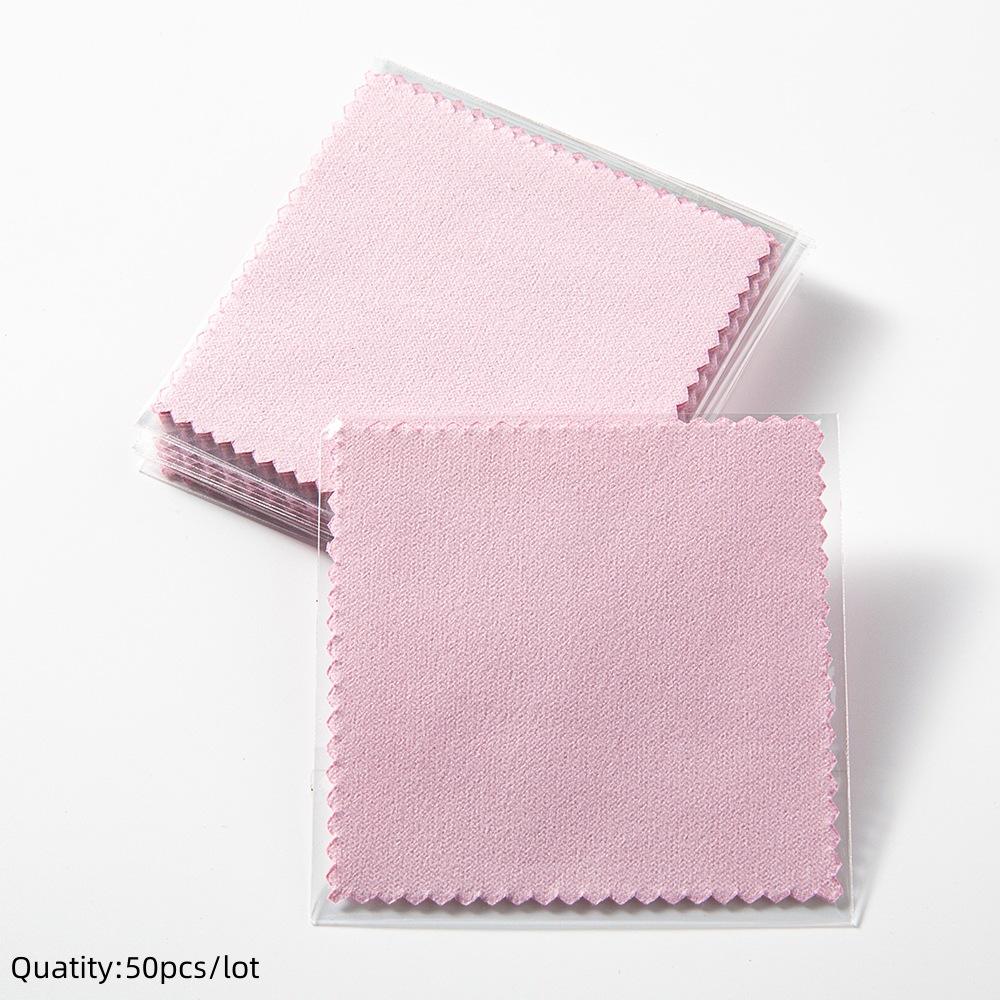 10/50pcs Sterling Silver Cleaning Polishing Cloth Clean Wipe For Professional Jewelry Tool And Equipment Individually Package