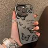 Beautiful Butterfly Line Coque Case For iPhone 17 Air 16e 16 14 15 13 11 Pro Max Plus 12 17 Pro Shockproof Case Phone Cover