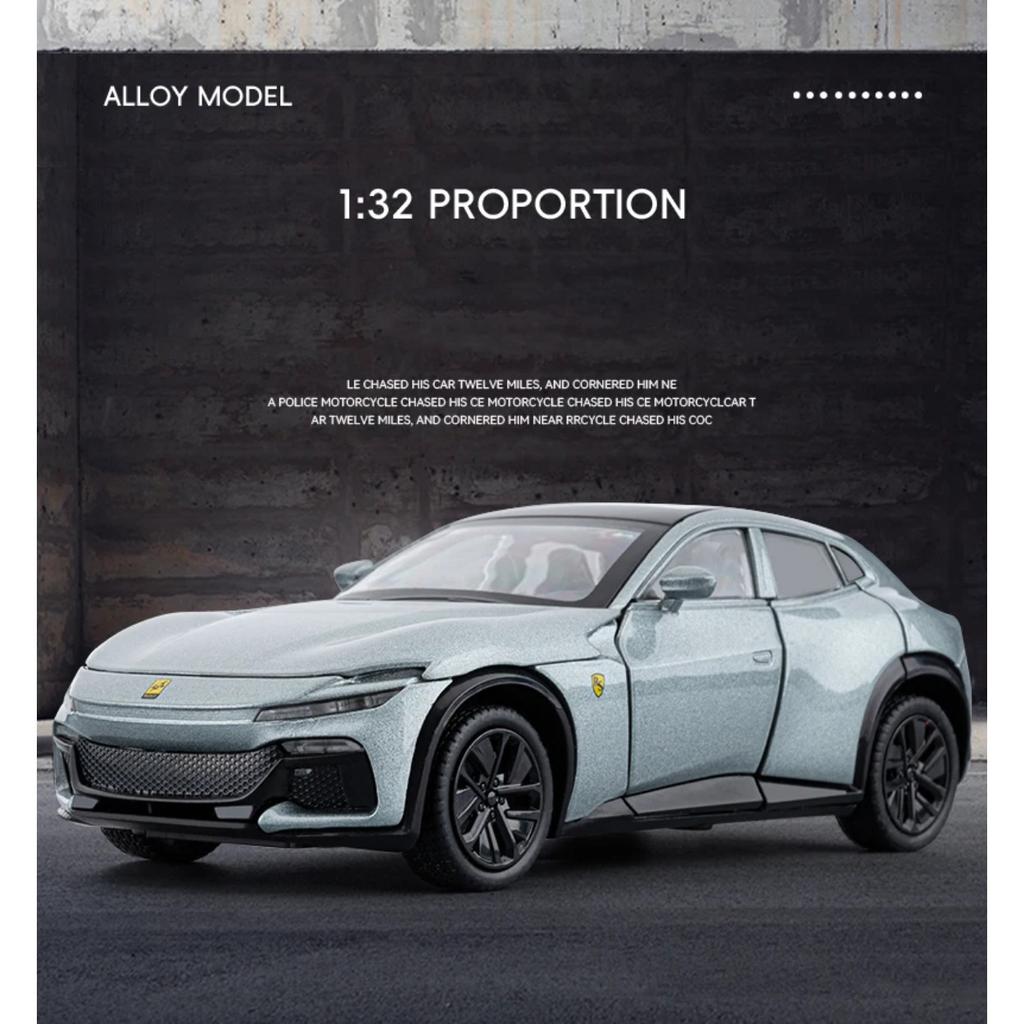 1/32 Volkswagen Purosangue SUV Legierungsmodell Auto Spielzeug Diecasts Metallguss Sound und Licht Auto Spielzeug für Kinder Fahrzeug