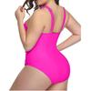 Women's Fashion Color Sexy Hollow Open Back Bikini Swimsuit Split Swimsuit