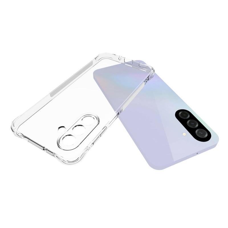 For Samsung Galaxy A17 TPU Case WANLONFENG WL2 Series 2.0mm Phone Cover with 2Pcs Tempered Glass Films