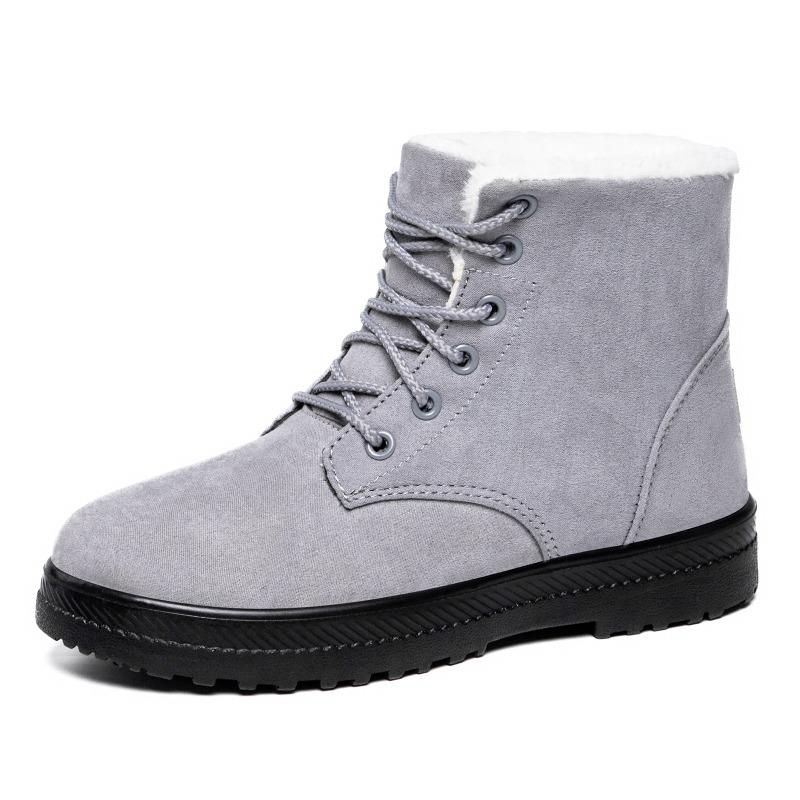 Snow Boots Cold and Warm Cotton Shoes Fleece and Thickened Cotton Boots High-top Boots Women's Boots