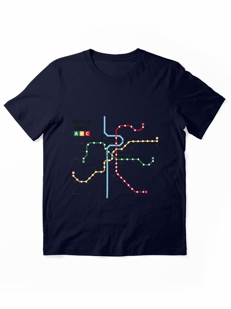 Metro PRAGUE metro network Essential T-Shirt