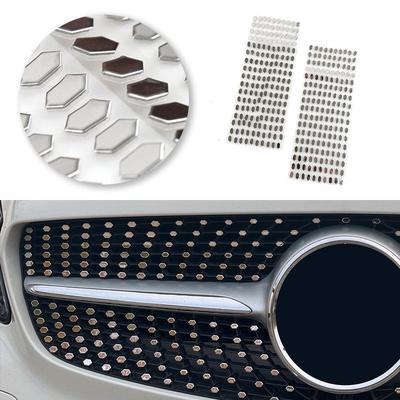 Dekor Mřížky Vstupu Vzduchu do Auta Flitrová Síť Hvězdné Oblohy Ozdobná Lišta Sequ Pro Mercedes Benz Třídy A W176 A160 A180 A200 A220 A250 2016-2018