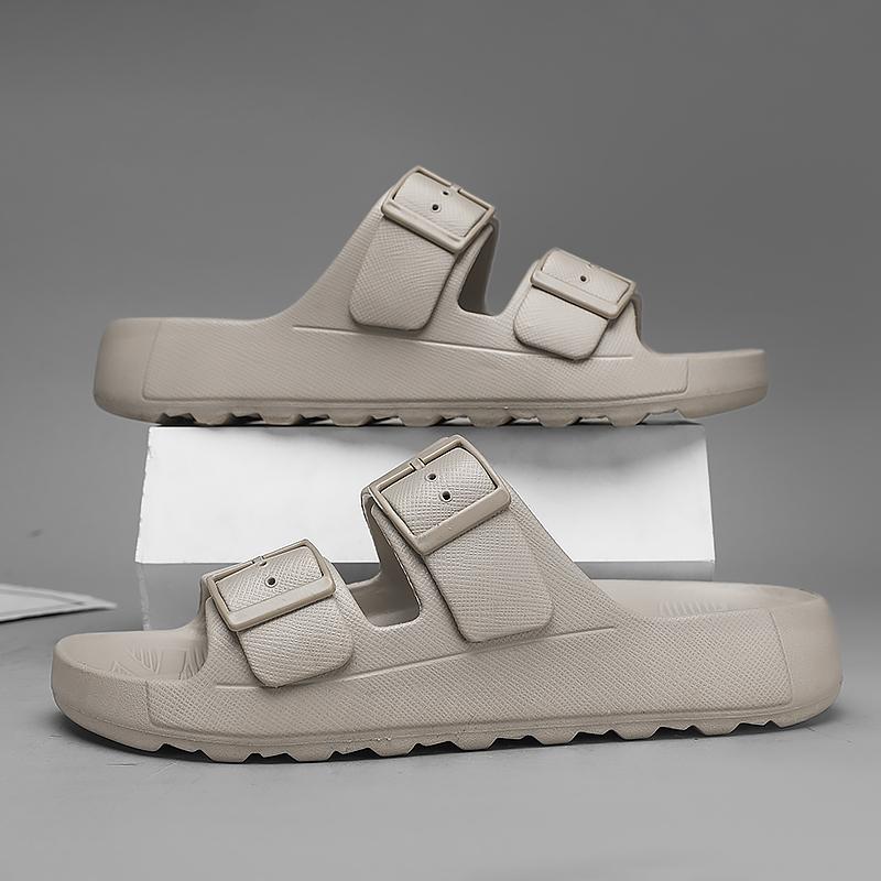 Fashion Casual Slippers for Men 2025 New Design Summer Shoes Soft Thick Bottom Beach Shoes Mens Classic EVA Sandals Open-toe Slip On