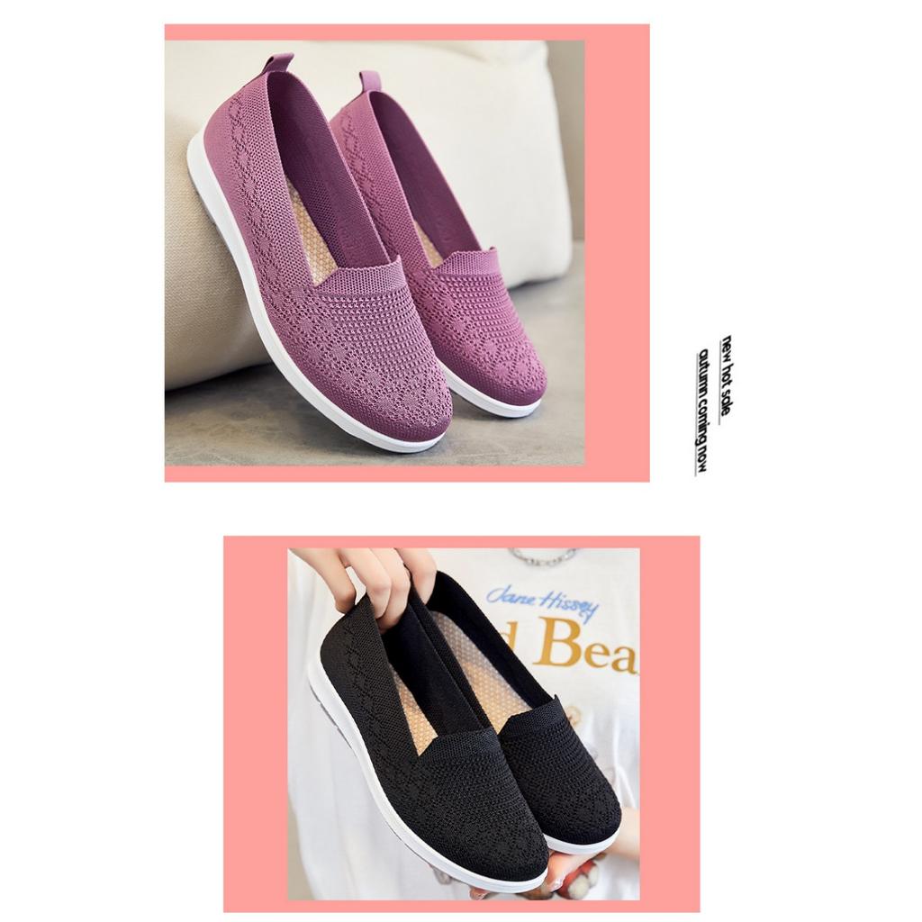 Shoes for Women In Summer, Fabric Shoes, Casual Breathable Flat Sole Shoes, Soft Soled Shoes