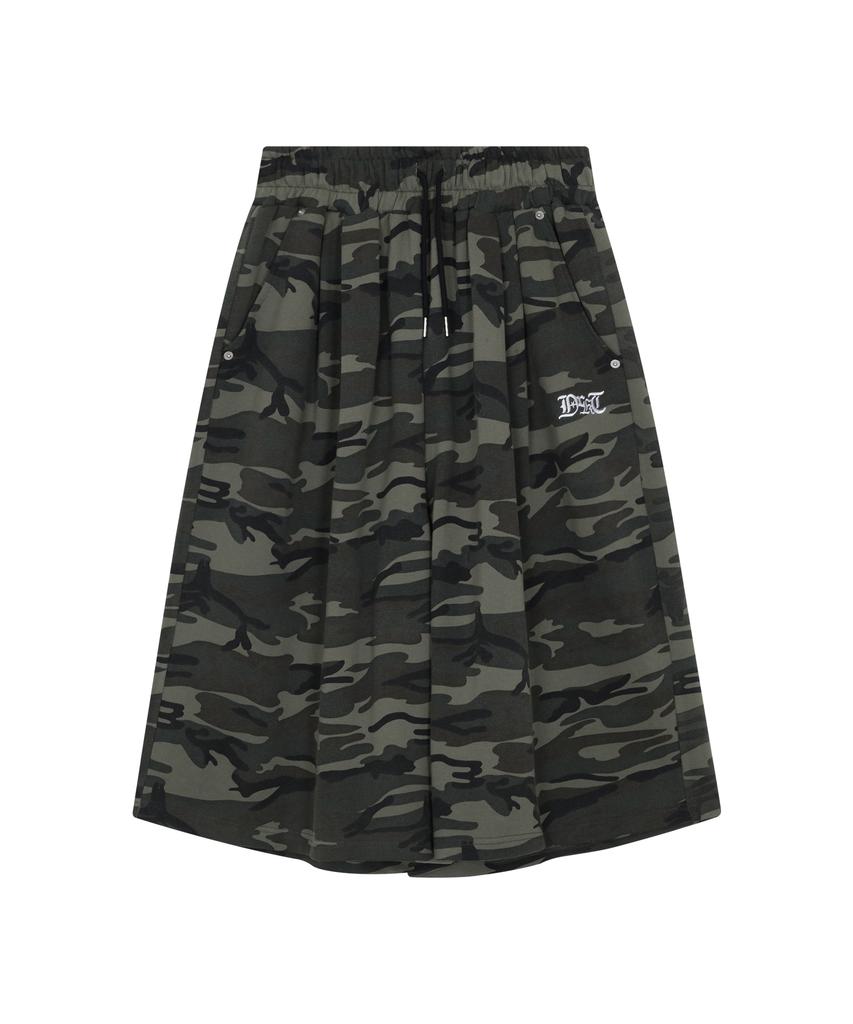 Deuleongkeutegseuteu Logo Bermuda Sweatpants [Camo]