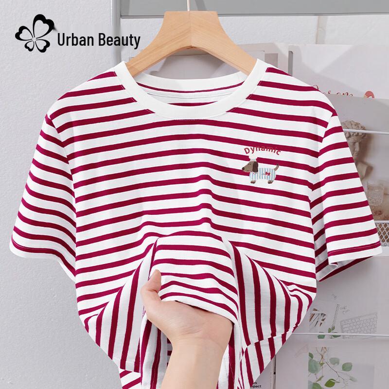 

Women s Raglan Contrast Short Sleeve Pure Cotton T-Shirt XL