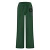 Men's Casual Loose And Comfortable Casual Pants Cotton Linen Printed Drawstring Trousers
