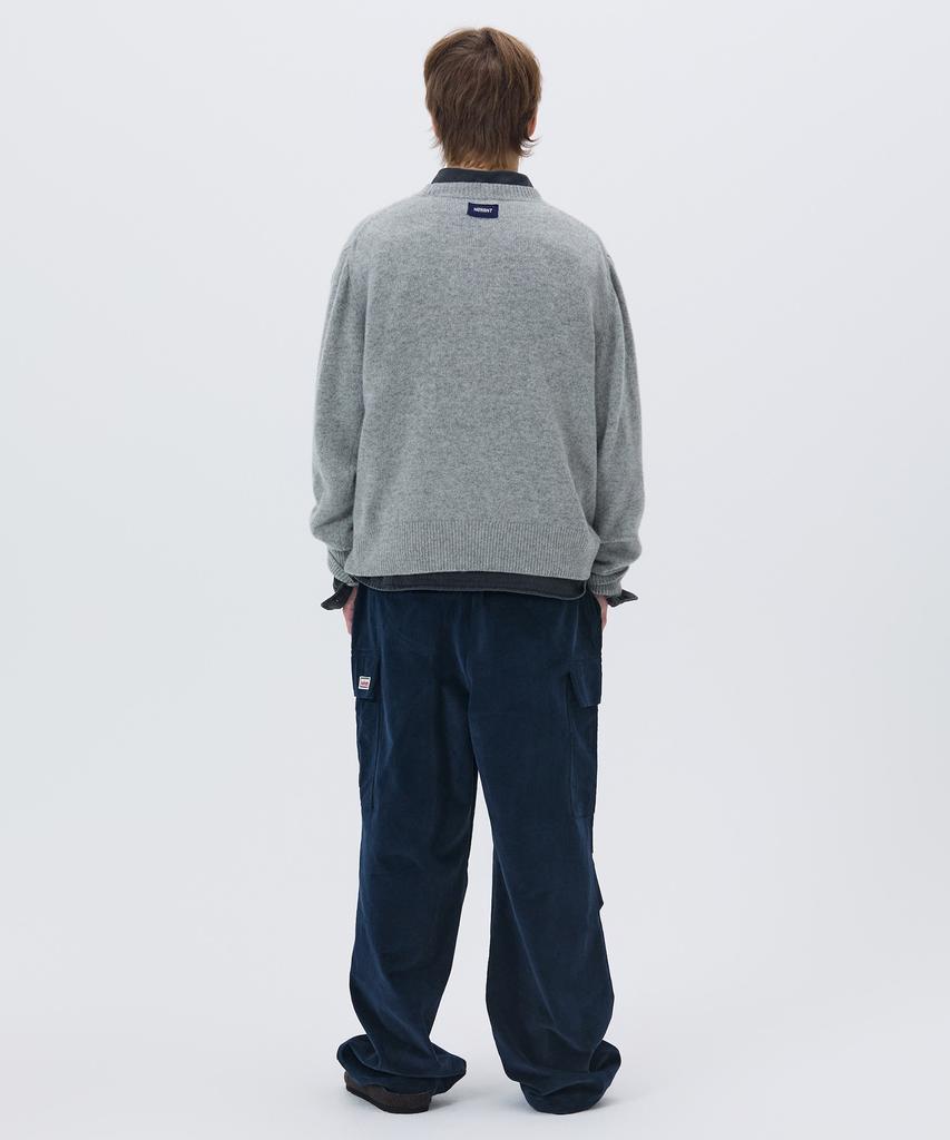 NOHANT Essential Cashmere Knit Sweater Gray