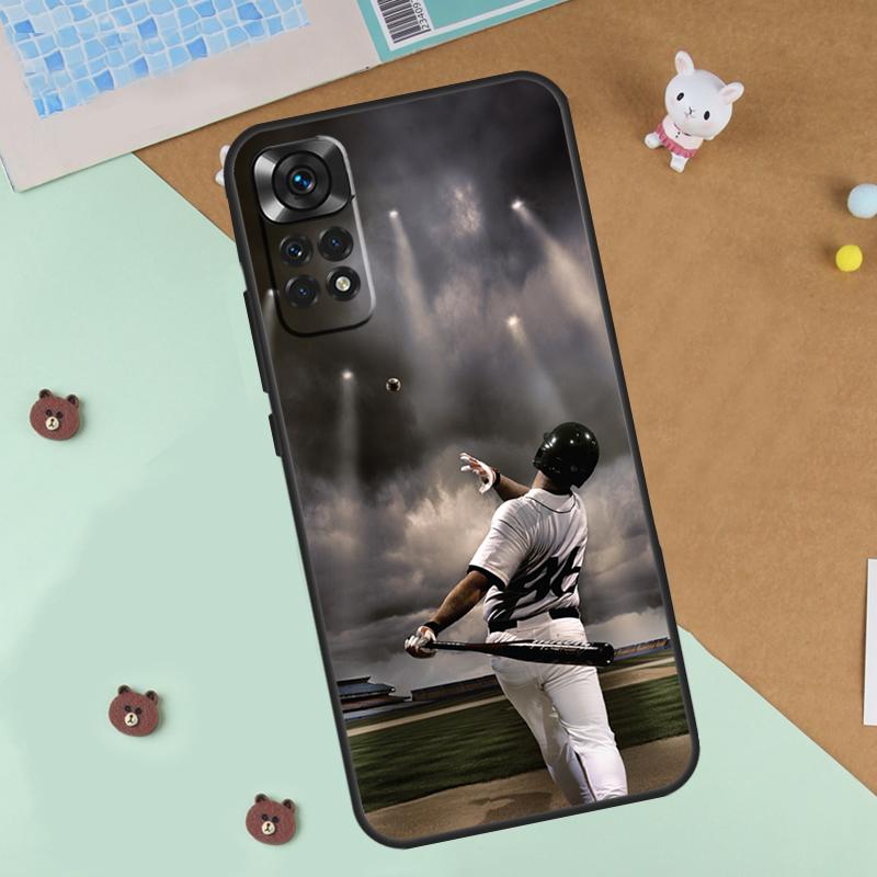 

Baseball Case For Xiaomi Redmi Note 13 14 9 10 11 12 Pro 10S 11S 12S Cover For Redmi 13C 10C 12C 14C Redmi Note 10 4G