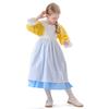 Halloween Farm Girl Costume With Polyester Fabric For Kids Stage Performance
