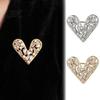 Metal Brooch Pin Mini Love Heart Pin, Silver Golden Plated Shape Fashion Jewelry Accessories Lapel Hats Bags Scarves Clothes Decorative Accessory