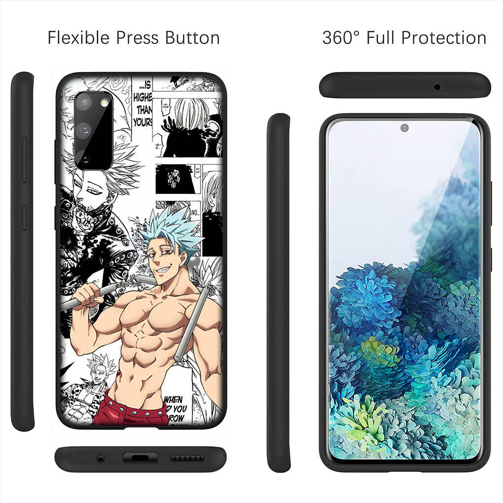 Hülle für iPhone 17 16 15 Xiaomi Poco Redmi Note 14 13 12 11 Pro Max Samsung Galaxy S25 S24 OPPO Huawei Die sieben Todsünden Meliodas Ban Handyhülle