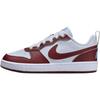 Court Borough Low Recraft GS Dunkles Teamrot Reines Platin Kinder-Sneaker Blau-Jenseits Weiß DV5456-006