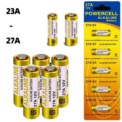 23A-27A Batterie 12V Alkaline L1028 Batterie mit voller Kapazität
